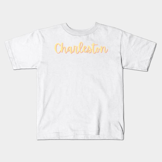 Charleston, South Carolina Kids T-Shirt by BloomingDiaries